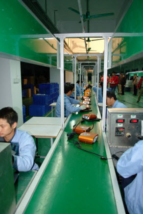 Factory Tour Production Line in production of Car Accessories